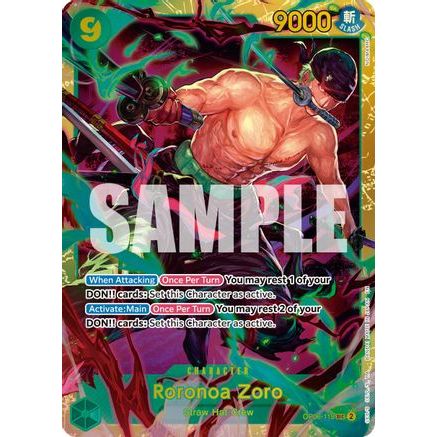 Roronoa Zoro - OP06-118 (Reprint) (OP06-118) - Premium Booster -The Best- Vol. 2 Foil
