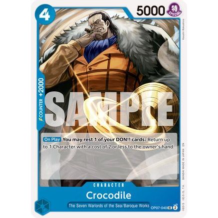 Crocodile - OP07-040 (Reprint) (OP07-040) - Premium Booster -The Best- Vol. 2