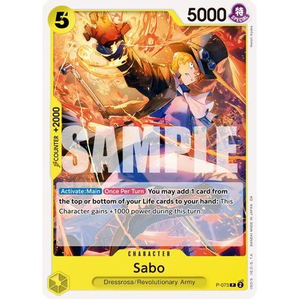 Sabo - P-073 (Reprint) (P-073) - Premium Booster -The Best- Vol. 2