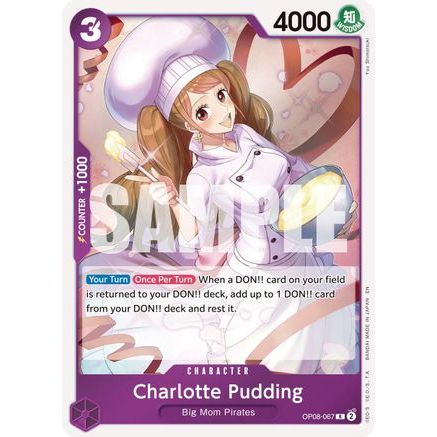 Charlotte Pudding - OP08-067 (Reprint) (OP08-067) - Premium Booster -The Best- Vol. 2 Foil