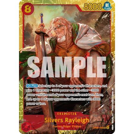 Silvers Rayleigh - OP08-118 (Reprint) (OP08-118) - Premium Booster -The Best- Vol. 2 Foil