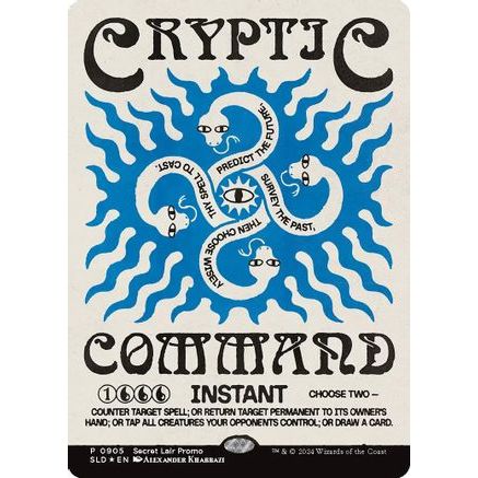 Cryptic Command (Rainbow Foil) (SLD-905) - Secret Lair Drop Series Foil