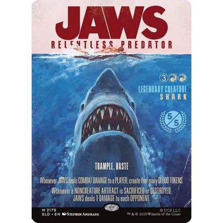 Jaws, Relentless Predator (SLD-2175) - Secret Lair Drop Series