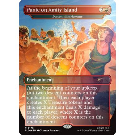 Panic on Amity Island - Descent into Avernus (Rainbow Foil) (SLD-2176) - Secret Lair Drop Series Foil