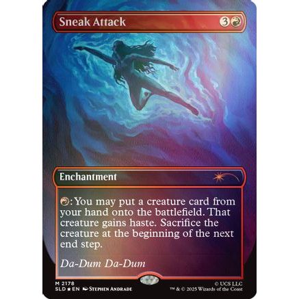 Sneak Attack (Rainbow Foil) (SLD-2178) - Secret Lair Drop Series Foil