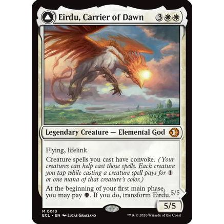 Eirdu, Carrier of Dawn (ECL-013) - Lorwyn Eclipsed Foil