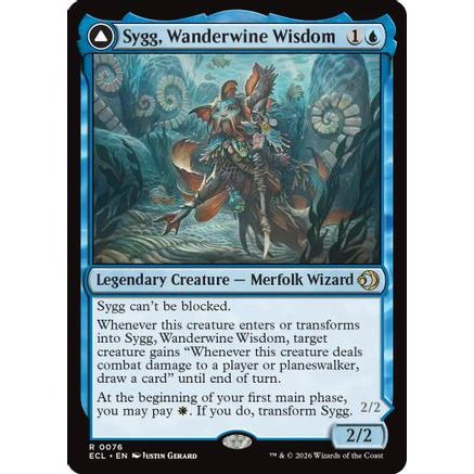 Sygg, Wanderwine Wisdom (ECL-076) - Lorwyn Eclipsed Foil