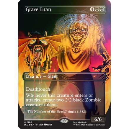 Grave Titan (2188) (Rainbow Foil) (SLD-2188) - Secret Lair Drop Series Foil