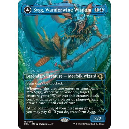 Sygg, Wanderwine Wisdom (Borderless) (ECL-288) - Lorwyn Eclipsed