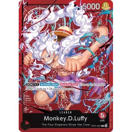 Monkey.D.Luffy - ST21-001 (Luffy Deck) (ST21-001) - Learn Together Deck Set Foil