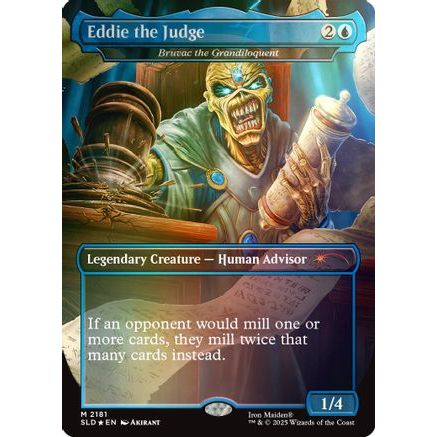 Eddie the Judge - Bruvac the Grandiloquent (Rainbow Foil) (SLD-2181) - Secret Lair Drop Series Foil