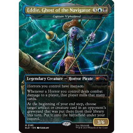 Eddie, Ghost of the Navigator - Captain N'ghathrod (SLD-2183) - Secret Lair Drop Series