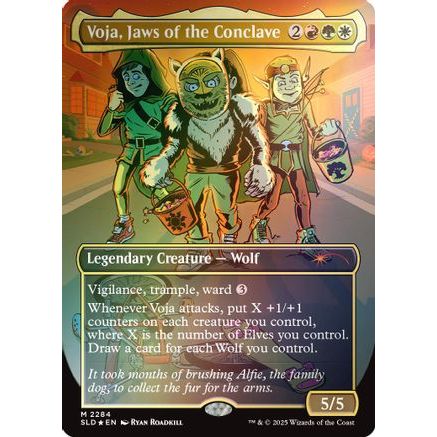 Voja, Jaws of the Conclave (Rainbow Foil) (SLD-2284) - Secret Lair Drop Series Foil