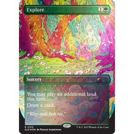 Explore (2312) (Rainbow Foil) (SLD-2312) - Secret Lair Drop Series Foil