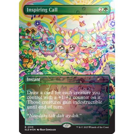 Inspiring Call (Rainbow Foil) (SLD-2313) - Secret Lair Drop Series Foil