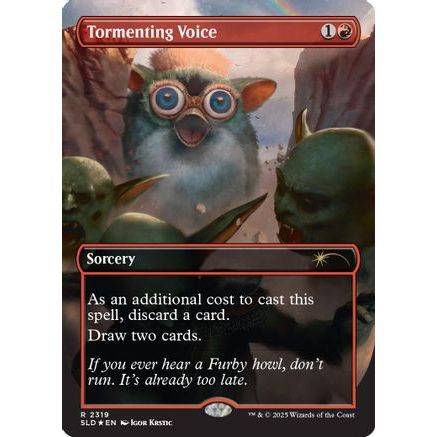 Tormenting Voice (Rainbow Foil) (SLD-2319) - Secret Lair Drop Series Foil