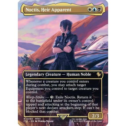 Noctis, Heir Apparent (Borderless) (FIC-460) - Commander: FINAL FANTASY Foil