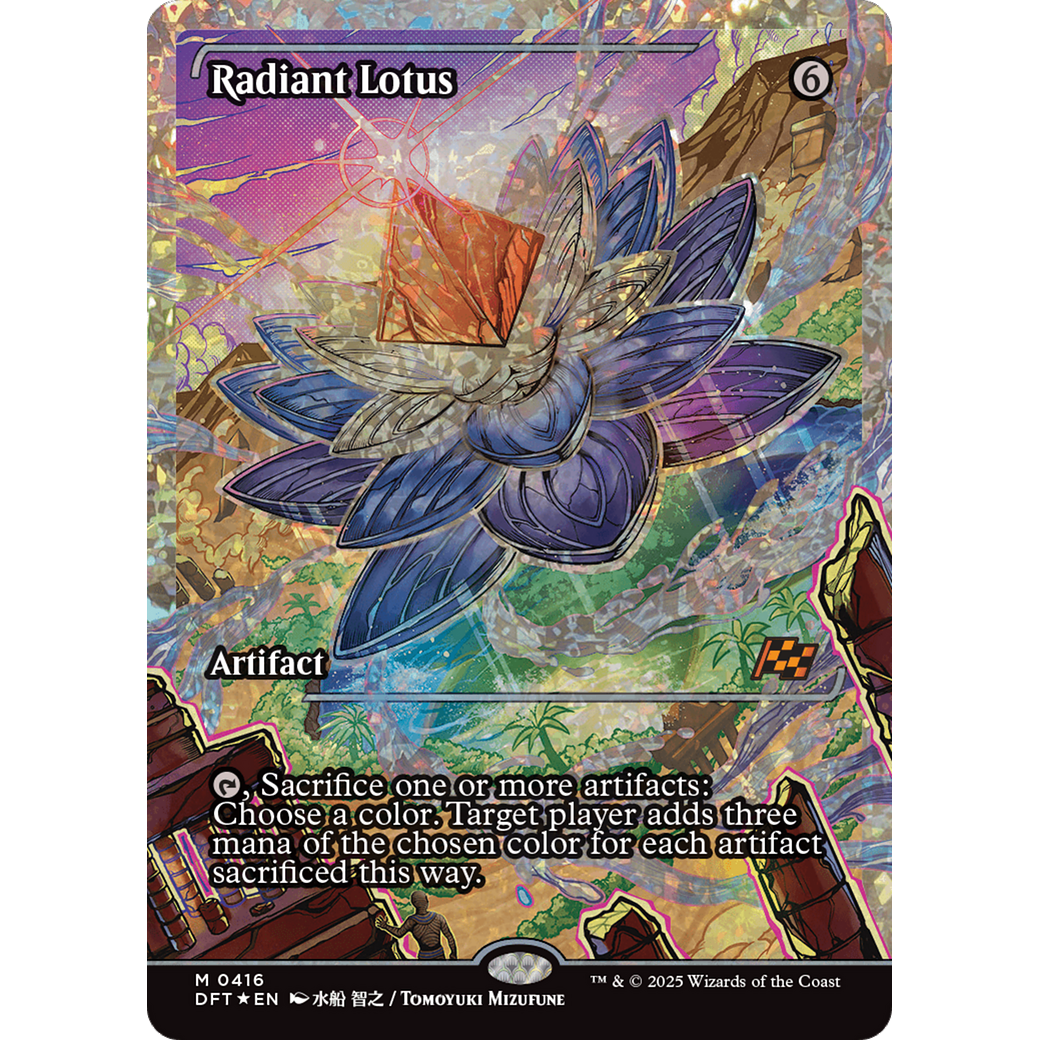 Radiant Lotus (DFT-416) - Aetherdrift: (Showcase) Foil