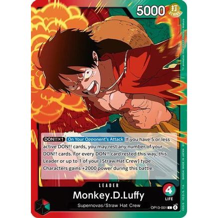 Monkey.D.Luffy (001) (OP13-001) - Carrying On His Will