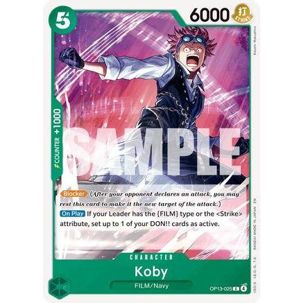Koby (OP13-025) - Carrying On His Will