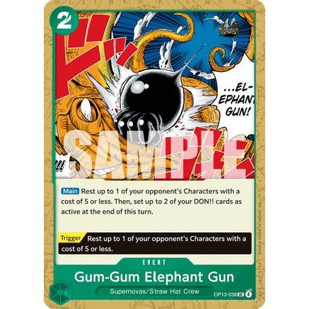 Gum-Gum Elephant Gun (OP13-038) - Carrying On His Will