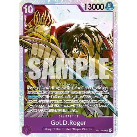 Gol.D.Roger (064) (OP13-064) - Carrying On His Will Foil