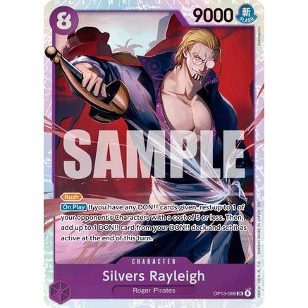 Silvers Rayleigh (OP13-066) - Carrying On His Will Foil
