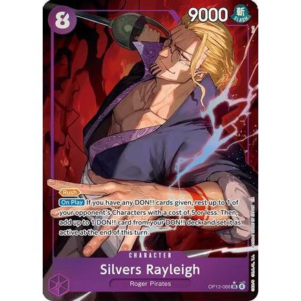 Silvers Rayleigh (Alternate Art) (OP13-066) - Carrying On His Will Foil