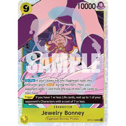 Jewelry Bonney (108) (OP13-108) - Carrying On His Will Foil