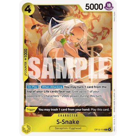 S-Snake (OP13-114) - Carrying On His Will Foil