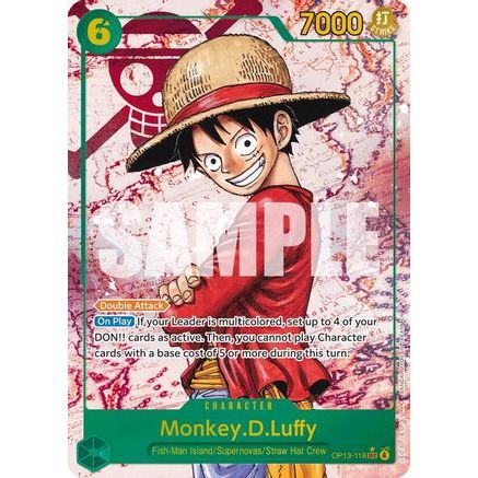 Monkey.D.Luffy (118) (Parallel) (OP13-118) - Carrying On His Will Foil