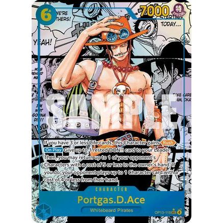 Portgas.D.Ace (119) (Manga) (OP13-119) - Carrying On His Will Foil