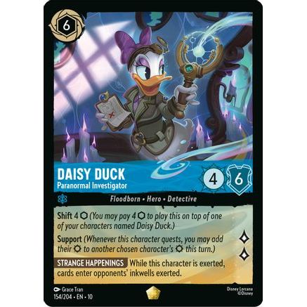 Daisy Duck - Paranormal Investigator (154/204) - Whispers in the Well Cold Foil