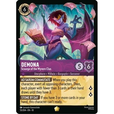 Demona - Scourge of the Wyvern Clan (55/204) - Whispers in the Well Cold Foil