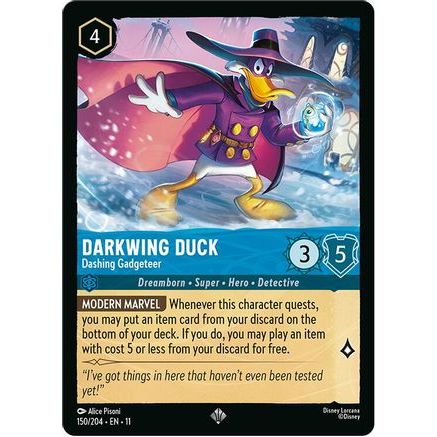 Darkwing Duck - Dashing Gadgeteer (150/204) - Winterspell Cold Foil