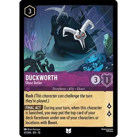 Duckworth - Ghost Butler (47/204) - Whispers in the Well Cold Foil