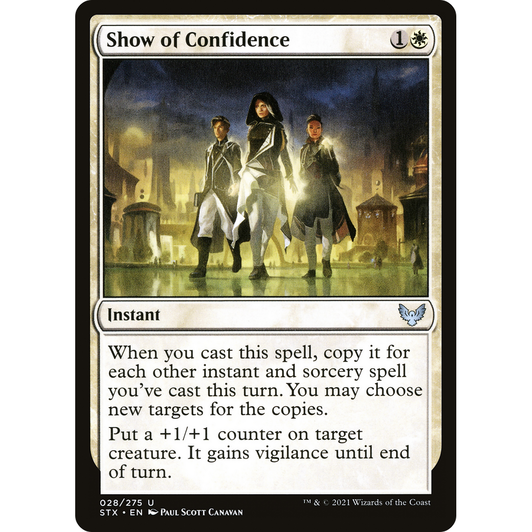 Show of Confidence (STX-028) - Strixhaven: School of Mages