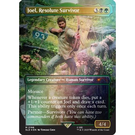 Joel, Resolute Survivor (Rainbow Foil) (SLD-2198) - Secret Lair Drop Series Foil