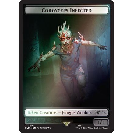 Cordyceps Infected Token (2201) (Rainbow Foil) (SLD-2201) - Secret Lair Drop Series Foil