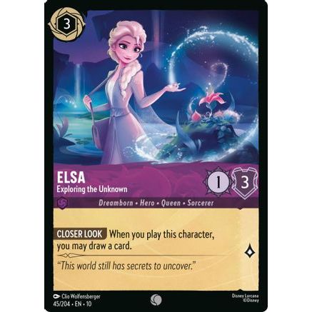 Elsa - Exploring the Unknown (45/204) - Whispers in the Well Cold Foil