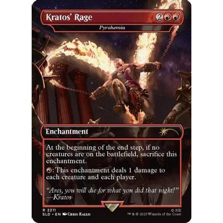 Kratos' Rage - Pyrohemia (SLD-2211) - Secret Lair Drop Series Foil