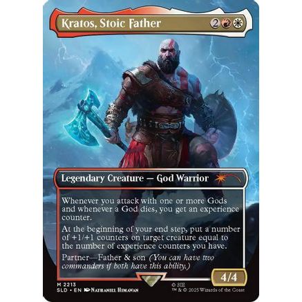 Kratos, Stoic Father (SLD-2213) - Secret Lair Drop Series Foil