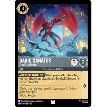 David Xanatos - Steel Clan Leader (184/204) - Whispers in the Well