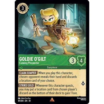 Goldie O'Gilt - Cunning Prospector (87/204) - Whispers in the Well Cold Foil