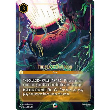 The Black Cauldron (Enchanted) (225/204) - Whispers in the Well Holofoil