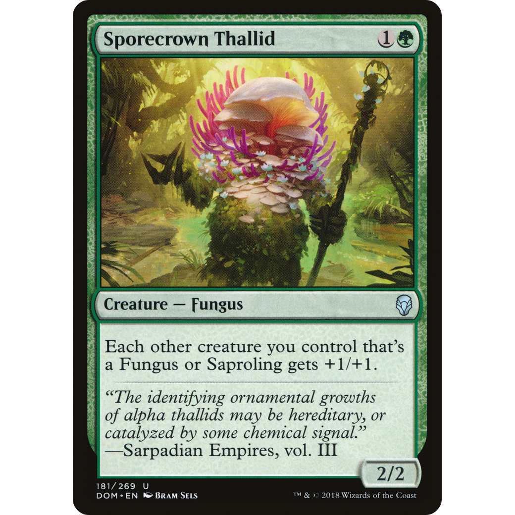 Sporecrown Thallid (DOM-181) - Dominaria Foil