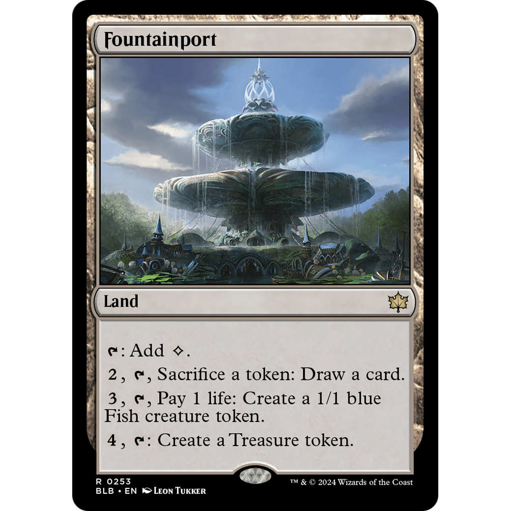 Fountainport (BLB-253) - Bloomburrow Foil