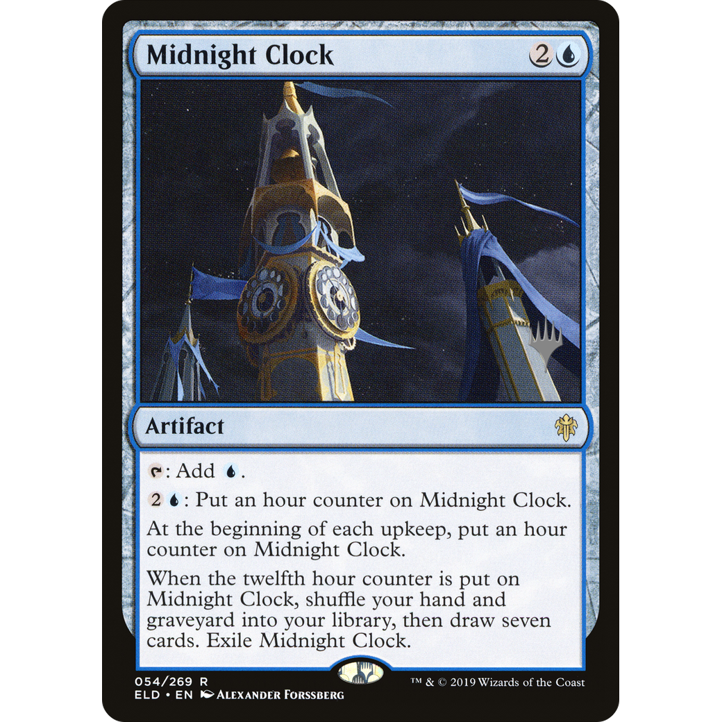 Midnight Clock (PPELD-054) - Throne of Eldraine Promos Foil