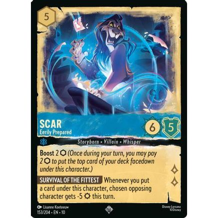Scar - Eerily Prepared (153/204) - Whispers in the Well Cold Foil