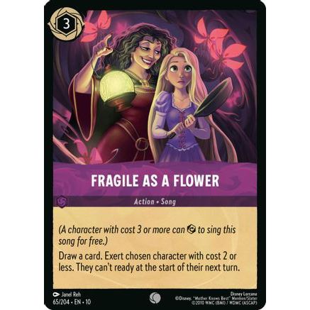 Fragile as a Flower (65/204) - Whispers in the Well Cold Foil
